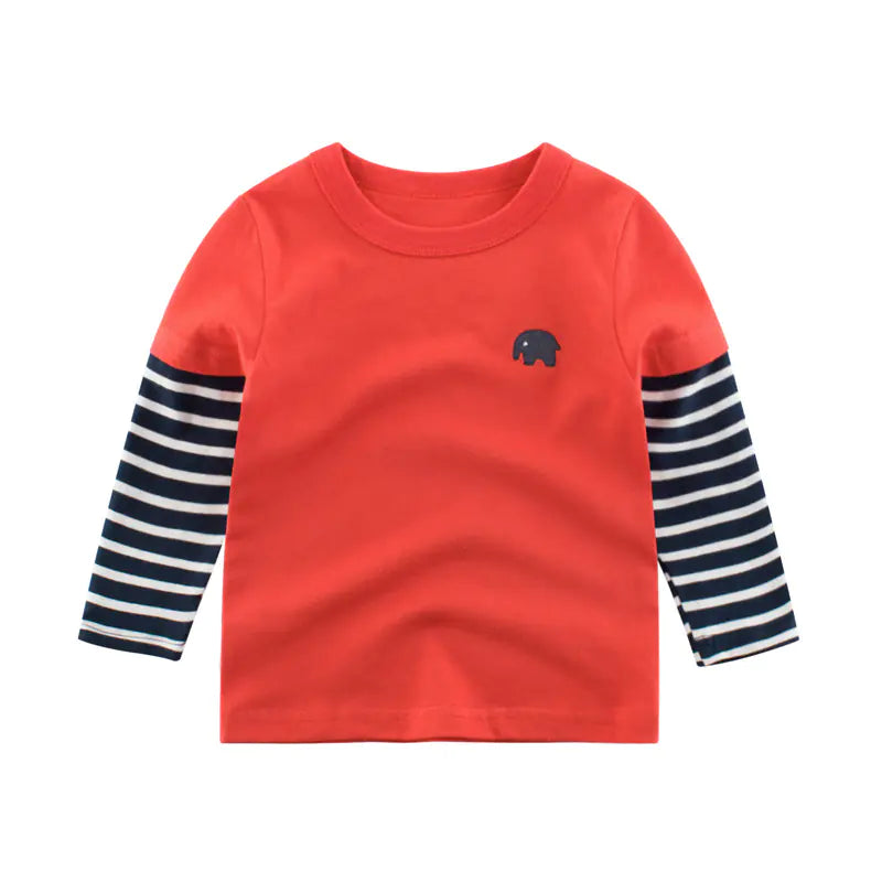Korean Cotton Long-Sleeved T-Shirt for Girls