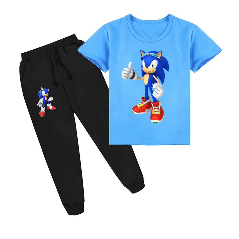 Kids' Sonic Short Sleeve T-Shirt & Pants Set