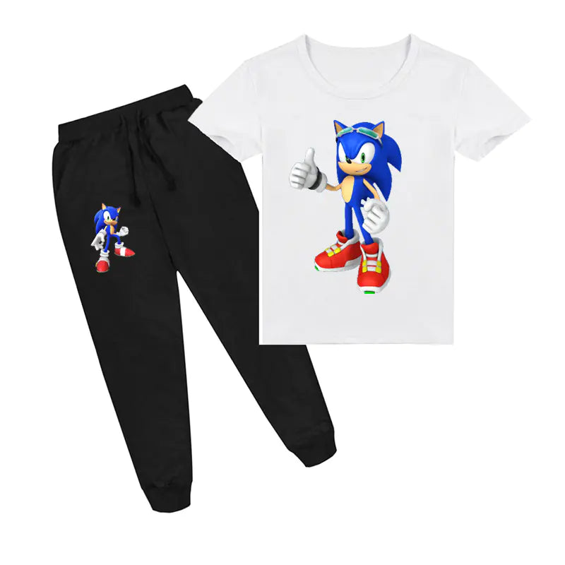 Kids' Sonic Short Sleeve T-Shirt & Pants Set