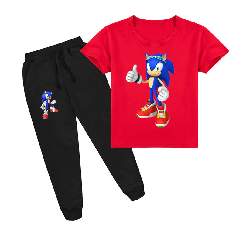 Kids' Sonic Short Sleeve T-Shirt & Pants Set