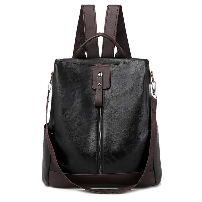 Large Capacity Anti-Theft Backpack for Women (PU Leather)