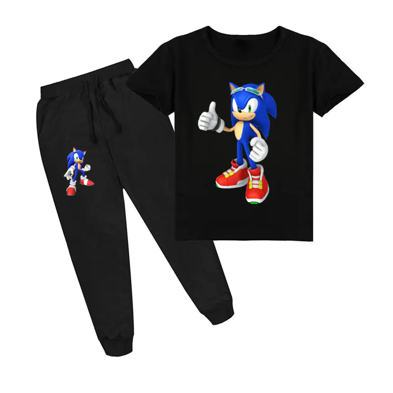 Kids' Sonic Short Sleeve T-Shirt & Pants Set