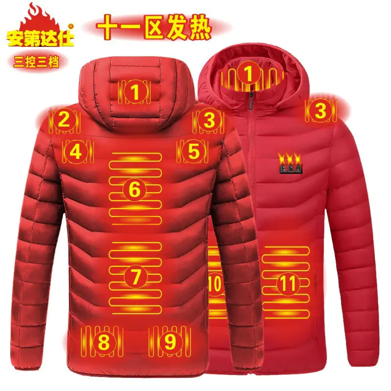 USB Heated Jacket for Men and Women - Smart Thermoregulation