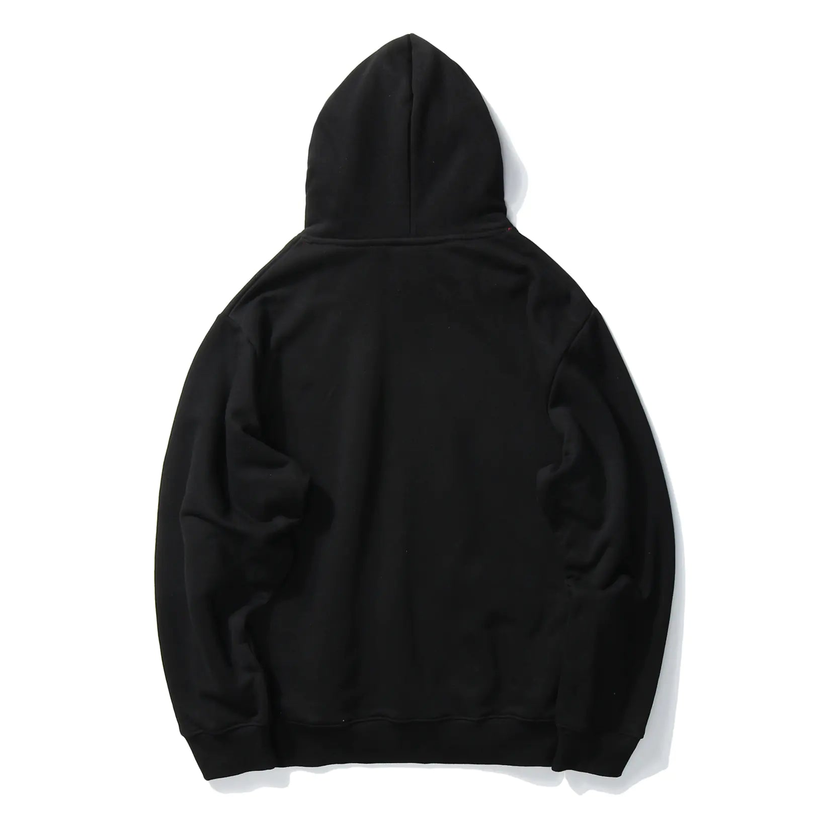 Colorful Fleece Hooded Sweatshirt with Mushroom Print