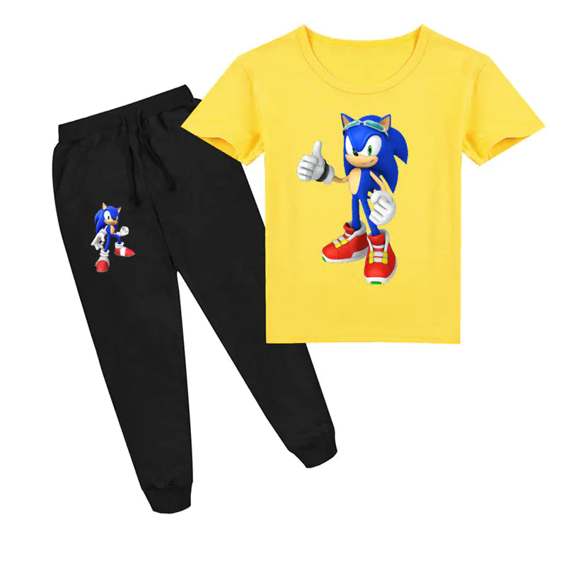 Kids' Sonic Short Sleeve T-Shirt & Pants Set