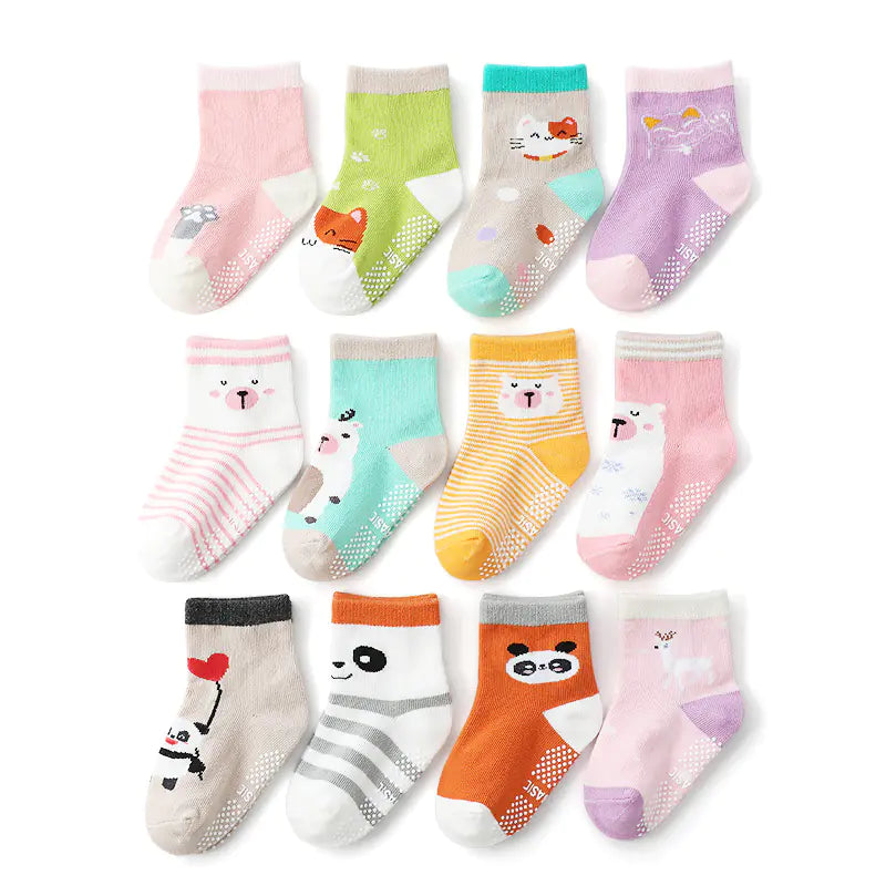 Non-Slip Floor Socks for Girls