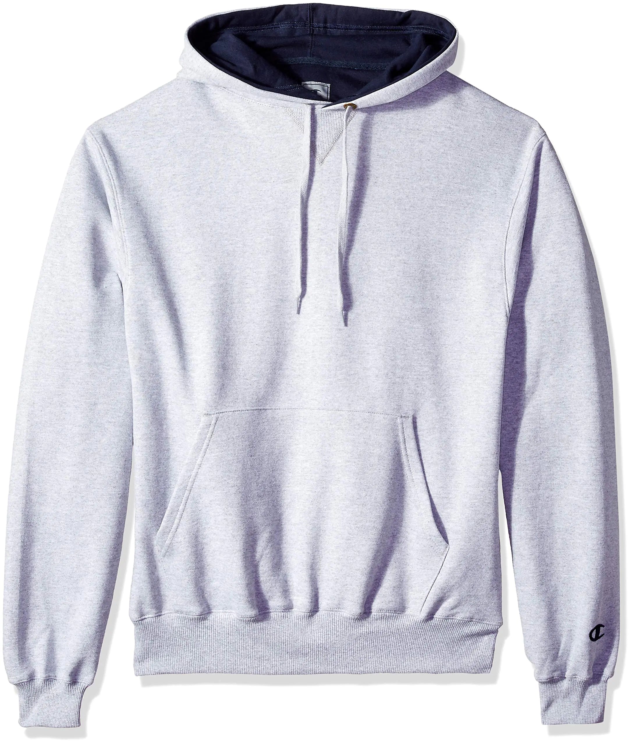 Champion Mens Cotton Max Pullover Hoodie Light Steel 3X Large