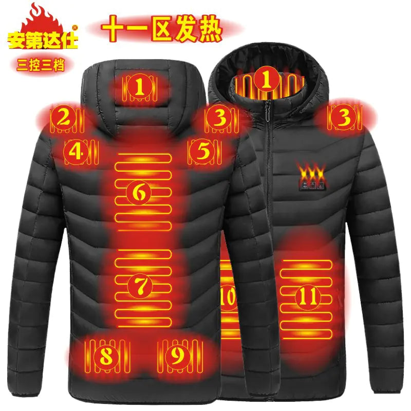 USB Heated Jacket for Men and Women - Smart Thermoregulation