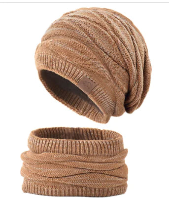 Heidi Knit Hat and Neck Warmer Set (One Set)